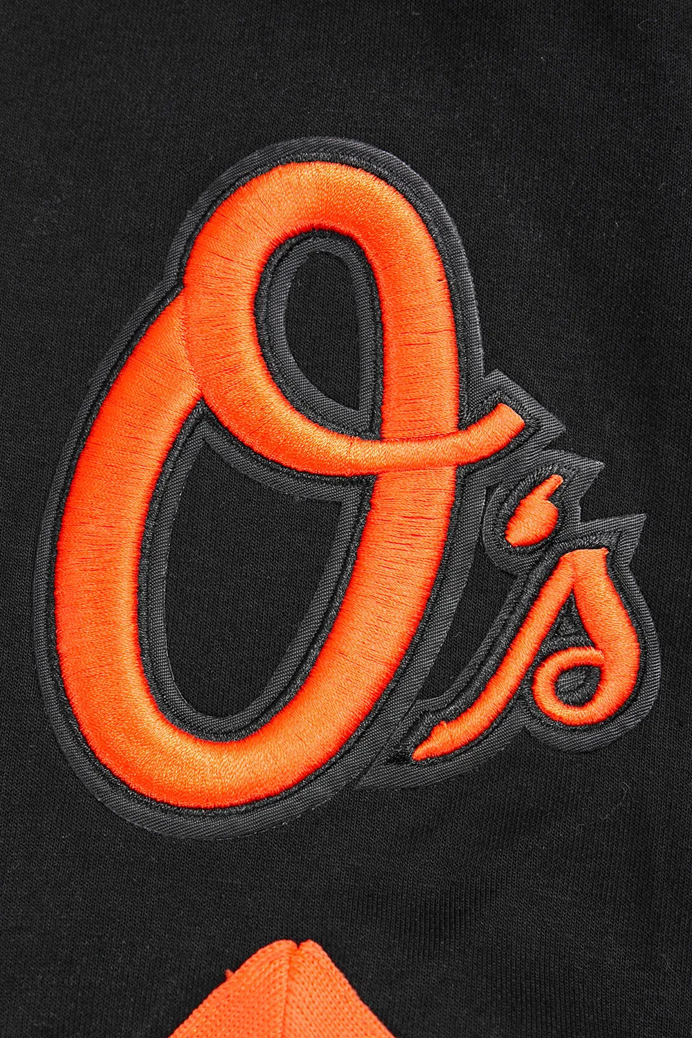 MLB BALTIMORE ORIOLES CLASSIC MEN'S WARM UP JACKET (BLACK/ORANGE)